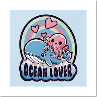 Ocean Lovers Unite Posters and Art